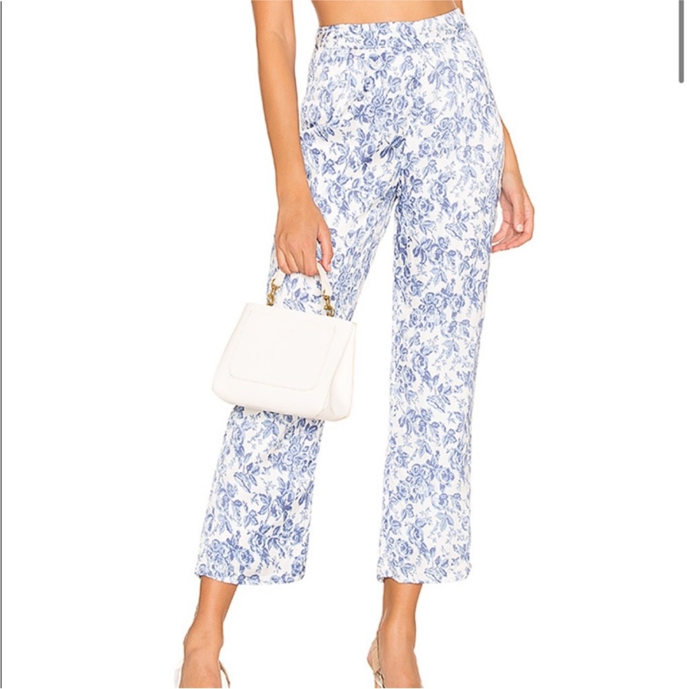 Lovers + Friends Audra Pants in French Blue